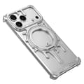 Glacier Series för iPhone 17 Pro Max Bumperfodral Roterande Stöd Metalltelefonfodral Kompatibel med