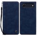Compatible For iPhone 17 Air Case Lines Pattern Wallet Leather Phone Cover With Strap