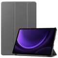Samsung Galaxy Tab S9 FE / S10 FE Skal i Läder med 3-Faldig Design Grå