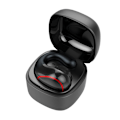 Miniatyrbild 2 av 4: T25 Over-ear Bluetooth 5.0 Enkelsidig osynlig trådlös hörlur Hög definitionssamtal Superlång standby-benledning hörlur Svart