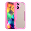 iPhone 17 Skal - Armor Glaze PC Hybrid TPU Rosa