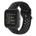 23 mm för Fitbit Blaze / Fitbit Versa 2 Universal Sport Silicone Watch Band Black