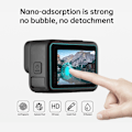 Miniatyrbild 6 av 6: för GoPro Hero12 Black /11 Black /10 Black /9 Black Objektiv + LCD-skärm 9H 2.5D Härdat glasfilm
