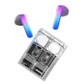 Miniatyrbild 1 av 4: JOYROOM JR-TC1 IceLens Series True Wireless Bluetooth-hörlurar med LED-ljus Svart