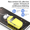 Miniatyrbild 4 av 4: K53 Stereo Trådlösa Bluetooth-headset Samtal Påminn Vibration Bär-Clip Drivrutin Auriculares Hörlurar För Telefon Svart