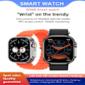 Miniatyrbild 4 av 4: WS68 ULTRA 1,85 tums färgskärm Smart Watch Svart