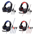 Miniatyrbild 2 av 4: Soyto SY885MV Luminous Gaming Headset för PS4 Svart blå