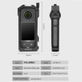 Miniatyrbild 8 av 9: For Insta360 X3 YELANGU LW-ONE X3 Metal Cage Extended Frame Case