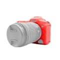 Miniatyrbild 1 av 4: Mjukt silikonfodral för Canon EOS R5 Röd