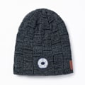 Miniatyrbild 2 av 4: RG5-BL Bluetooth LED-belysning musik stickad hatt plus sammet nattlöpningslampa hatt Mörkgrå