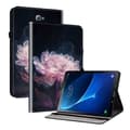 Samsung Galaxy Tab A 10.1 (2016) Läderfodral med Kristalltextur Lila pion