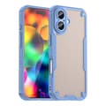 iPhone 17 Skal - Armor Glaze PC Hybrid TPU Blå