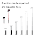 Miniatyrbild 4 av 6: Sunnylife TY-Q9404 för GoPro11 / Insta360 X3 Pocket Desktop Tripod Stand Extension Rod Edition Titan färg