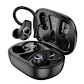 Miniatyrbild 1 av 4: hoco EQ8 Pure Öronmonterade True Wireless Bluetooth-hörlurar Svart