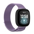 För Fitbit Versa 3 / Fitbit Magnetic Milano Watch Band Light Purple Large Size