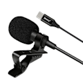 Miniatyrbild 1 av 6: JMARY MC-R2 Intervju Videoinspelning Mic Lavalier Typ-C Port Trådbunden Mikrofon, Längd: 2m