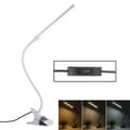 LED-skrivbordslampa 8W Fällbar Justerbar Ögonskyddslampa, USB-kontaktversion (Vit)