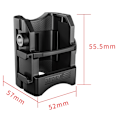 Miniatyrbild 8 av 9: För DJI OSMO Pocket 3 STARTRC Multifunktionell Fast Montering Expansionsadapter Fäste
