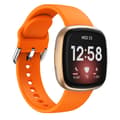 För Fitbit Versa 3 Silicone Watch Band Orange
