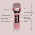 Miniatyrbild 3 av 6: WS898 Live trådlös Bluetooth-mikrofon med ljudfunktion (blå)