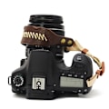 Miniatyrbild 1 av 4: Zeku Retro Läder SLR handledsrem Anti-drop Kamer handledsrem utan kamera Kaffe