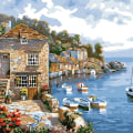 Miniatyrbild 1 av 4: 5D DIY Diamond painting - Seaside Scenery