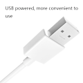 Miniatyrbild 6 av 7: 2 LED-lampor Kosmetisk Rum Badrumsspegel Frontljus USB Trefärgs Dimljus