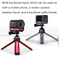 Miniatyrbild 5 av 6: Sunnylife TY-Q9404 för GoPro11 / Insta360 X3 Pocket Desktop Tripod Stand Standard Edition Röd