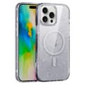 iPhone 16 Pro Glittrande Pulver MagSafe Magnetisk Skal Transparent