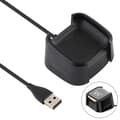 För Fitbit Versa 2 Charger Laddningsdocka Base Stand Hållare med 1m laddningskabel