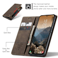 Miniatyrbild 3 av 5: Samsung Galaxy A56 Skal CaseMe 013 Multifunktionell Horisontell Flip Läder Kaffe