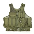 Miniatyrbild 1 av 4: A60 Utomhus Utrustning Väst Andningsbar Mesh Väst Verktygsficka Army Green