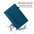 Miniatyrbild 5 av 5: Samsung Galaxy Tab S9 FE Skal i Spaltat Stötsäkert Läder Blå