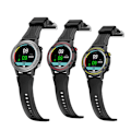 Miniatyrbild 2 av 4: OD-1 Pulsmätare Blodtrycksmätare Steg Kroppstemperatur Vattentät Högkvalitativ Högtalare Bluetooth Samtal Armband Gul