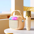 Miniatyrbild 2 av 6: Havit P1 Bärbar Sång Hem Trådlös Bluetooth Högtalare Mikrofon Set, Stil: En-mikrofon