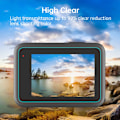 Miniatyrbild 4 av 6: för GoPro Hero12 Black /11 Black /10 Black /9 Black Objektiv + LCD-skärm 9H 2.5D Härdat glasfilm