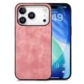 Miniatyrbild 1 av 7: iPhone 18 Pro / iPhone 17 Pro Vintage Läder PC Bakskydd Skal Rosa
