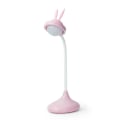 Miniatyrbild 2 av 7: Kanin Touch Skrivbordslampa USB Laddning Ögonskydd Kreativ Student Läsning Sovrum Fällbar Sänglampa (Rosa)