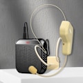 Miniatyrbild 1 av 6: ASiNG WM03 2.4G Trådlös Mikrofon Headset Mikrofon Bluetooth Högtalare Kit (Svart)
