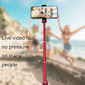 Miniatyrbild 5 av 6: Sunnylife TY-Q9404 för GoPro11 / Insta360 X3 fickstativ stativförlängningsstångsupplaga Röd