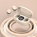 Miniatyrbild 2 av 4: Mini TWS Bluetooth-hörlurar med rektangulär fack brusreducering lång livslängd sömn trådlösa musiköronsnäckor Svart