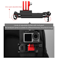 Miniatyrbild 4 av 7: Sunnylife TY-Q9266 för Insta360 GO / DJI Osmo Action / GoPro Mount Bracket Stabilizer Ryggsäck Clip med skruv