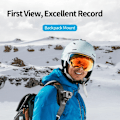 Miniatyrbild 2 av 9: TELESIN Ryggsäck Axelrem Fäste Mount för GoPro Hero / Insta360 / SJCAM / DJI Action Tillbehör, Spec: Endast Remfäste