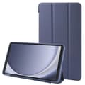 Samsung Galaxy Tab A9 Skal Tri-fold Flip TPU Läderfodral Mörkblå