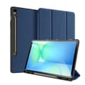 Samsung Galaxy Tab S10 FE+ Skal DUX DUCIS Domo Series Magnetisk Flip Läder Blå