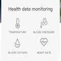 Miniatyrbild 4 av 4: C6T 0,96 tums färgskärm Smart Watch IP67 Vattentät Blå