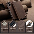 Miniatyrbild 5 av 5: Samsung Galaxy A56 Skal CaseMe 013 Multifunktionell Horisontell Flip Läder Kaffe