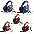 Miniatyrbild 2 av 4: Soyto G10 Gaming-headset för PS4 Svart blå