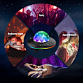Miniatyrbild 7 av 7: L6 Music Starry Projector Fjärrkontroll Nattljus (Färgglatt Ljus)