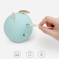 Miniatyrbild 8 av 8: Kreativ multifunktionell USB-laddningsläslampa sänglampa mjuk nattlampa, stil: Kanin (rosa)
